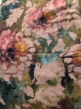 Floral Watercolor World Market Lombardy drape and/or pillow